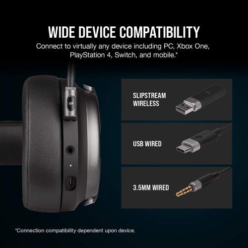  Amazon Renewed (Renewed) Corsair CA-9011180-NA Virtuoso RGB Wireless Se Gaming Headset - High-Fidelity 7.1 Surround Sound W/ Broadcast Quality Microphone - Memory Foam Earcups - 20 Hour Battery L