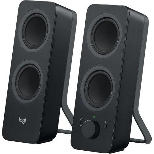  Amazon Renewed Logitech Z207 Speaker System - 5 W RMS - Wireless Speaker(s) - Black - Bluetooth - Wireless Pairing, Passive Radiator (Renewed)