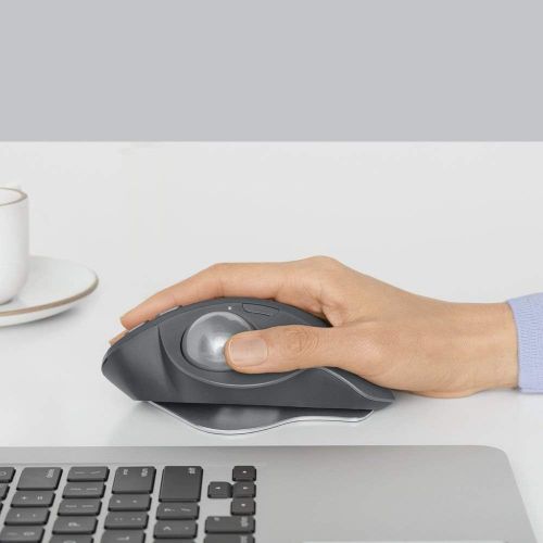  Amazon Renewed logitech MX ERGO Advanced Wireless Trackball for Windows PC and Mac (Renewed)