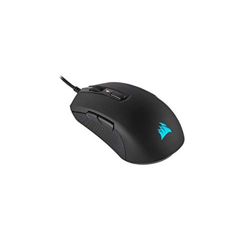  Amazon Renewed CORSAIR M55 RGB Pro Wired Ambidextrous Multi-Grip Gaming Mouse - 12,400 DPI Adjustable Sensor - 8 Programmable Buttons - Black (Renewed)