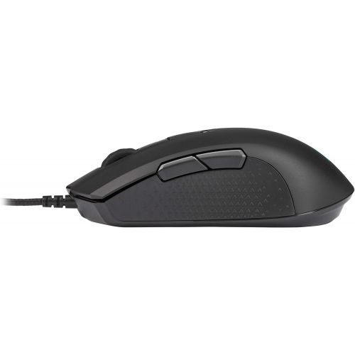  Amazon Renewed CORSAIR M55 RGB Pro Wired Ambidextrous Multi-Grip Gaming Mouse - 12,400 DPI Adjustable Sensor - 8 Programmable Buttons - Black (Renewed)