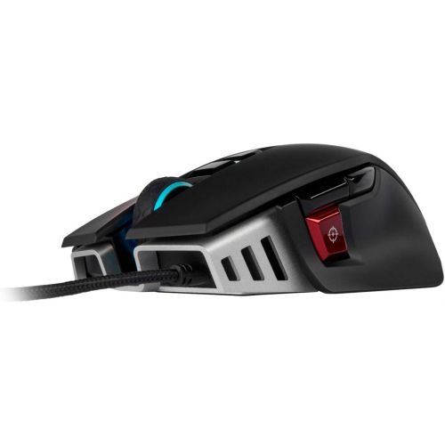  Amazon Renewed CORSAIR M65 ELITE RGB - FPS Gaming Mouse - 18,000 DPI Optical Sensor - Adjustable DPI Sniper Button - Tunable Weights -? Black (Renewed)