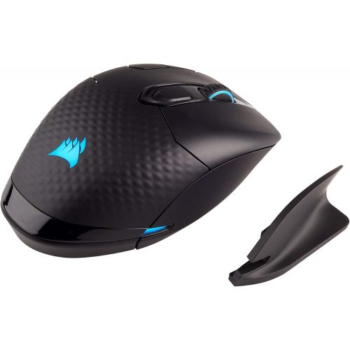  Amazon Renewed CORSAIR Dark Core SE - RGB Wireless Gaming Mouse - 16,000 DPI Optical Sensor - Comfortable & Ergonomic - Qi Charging (Renewed)