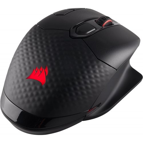  Amazon Renewed CORSAIR Dark Core SE - RGB Wireless Gaming Mouse - 16,000 DPI Optical Sensor - Comfortable & Ergonomic - Qi Charging (Renewed)