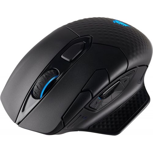  Amazon Renewed CORSAIR Dark Core SE - RGB Wireless Gaming Mouse - 16,000 DPI Optical Sensor - Comfortable & Ergonomic - Qi Charging (Renewed)