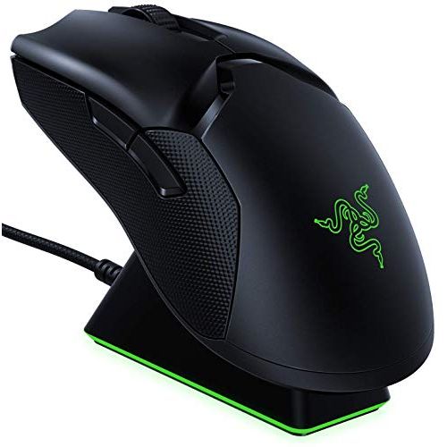  Amazon Renewed Razer Viper Ultimate Hyperspeed Lightest Wireless Gaming Mouse & RGB Charging Dock (Renewed)