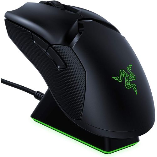  Amazon Renewed Razer Viper Ultimate Hyperspeed Lightest Wireless Gaming Mouse & RGB Charging Dock (Renewed)