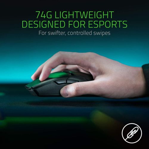  Amazon Renewed Razer Viper Ultimate Hyperspeed Lightest Wireless Gaming Mouse & RGB Charging Dock (Renewed)