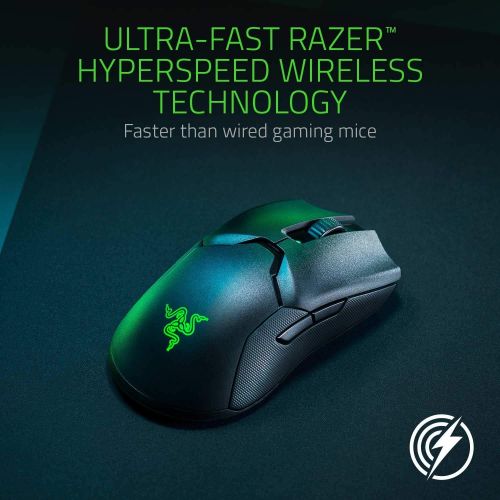  Amazon Renewed Razer Viper Ultimate Hyperspeed Lightest Wireless Gaming Mouse & RGB Charging Dock (Renewed)