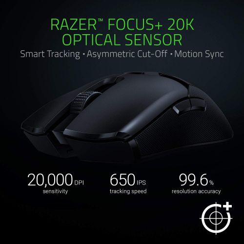  Amazon Renewed Razer Viper Ultimate Hyperspeed Lightest Wireless Gaming Mouse & RGB Charging Dock (Renewed)