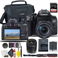 Amazon Renewed Canon EOS 850D / Rebel T8i DSLR Camera with 18-55mm Lens + Creative Filter Set, EOS Camera Bag + Sandisk Extreme Pro 64GB Card + 6AVE Electronics Cleaning Set, and More (Internatio