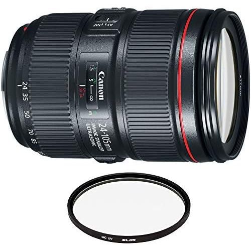  Amazon Renewed Canon EF 24-105mm f/4L is II USM Lens with Pro Filter (Renewed)