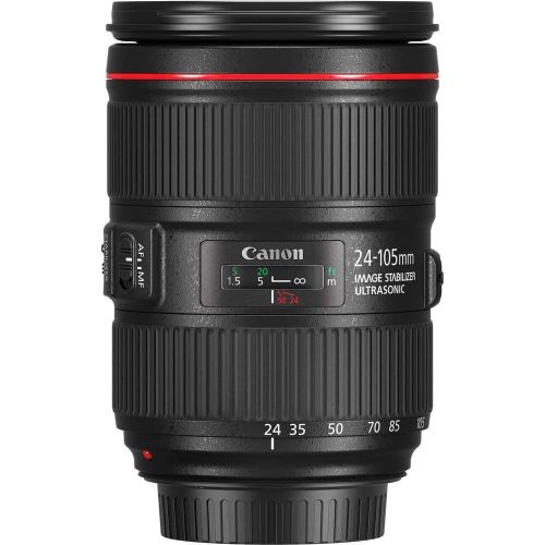  Amazon Renewed Canon EF 24-105mm f/4L is II USM Lens with Pro Filter (Renewed)