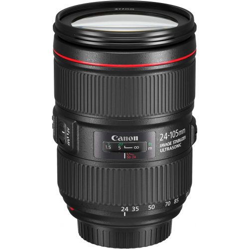  Amazon Renewed Canon EF 24-105mm f/4L is II USM Lens with Pro Filter (Renewed)