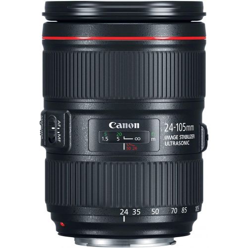  Amazon Renewed Canon EF 24-105mm f/4L is II USM Lens with Pro Filter (Renewed)