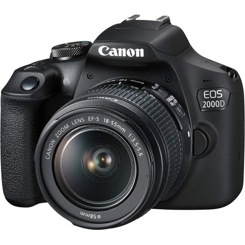  Amazon Renewed Canon EOS 2000D (Rebel T7) DSLR Camera + 18-55mm III Kit (Renewed)