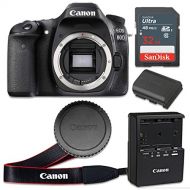 Amazon Renewed Canon EOS 80D 24.2 MP CMOS Digital SLR Camera with 3.0-Inch LCD (Body Only) - Wi-Fi Enabled (Renewed)
