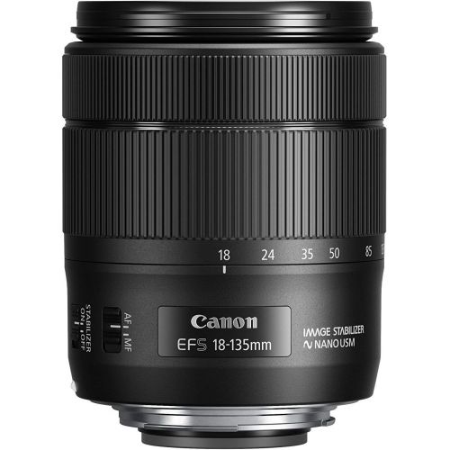  Amazon Renewed Canon EF-S 18-135mm f/3.5-5.6 Image Stabilization USM Lens (Black) (Renewed)