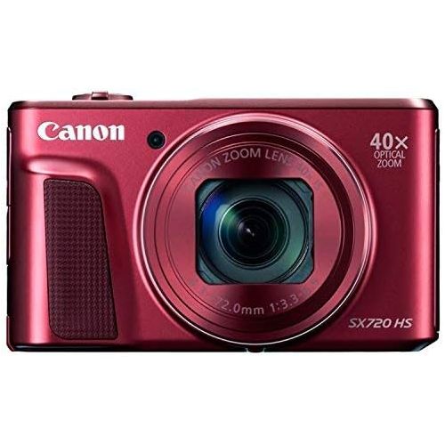  Amazon Renewed Canon PowerShot SX720 HS Digital Camera (Red) (Renewed)