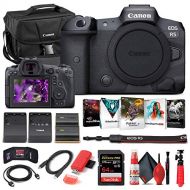 Amazon Renewed Canon EOS R5 Mirrorless Digital Camera (Body Only) (4147C002) + 64GB Memory Card + Case + Corel Photo Software + LPE6 Battery + External Charger + Card Reader + HDMI Cable + More (