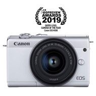 Amazon Renewed Canon EOS M200 EF-M 15-45mm is STM Kit (White) (Renewed)