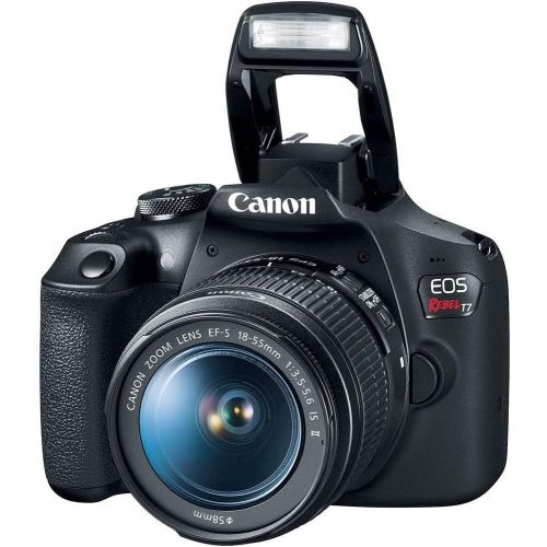  Amazon Renewed Canon EOS Rebel T7 DSLR Camera with 18-55mm Lens (2727C002) + EF-S 55-250mm Lens + 4K Monitor + Pro Headphones + Pro Mic + 2 x 64GB Memory Card + Case + Corel Photo Software + More