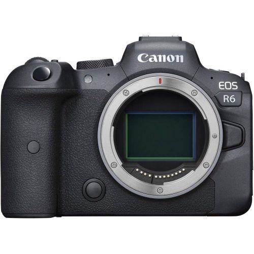 Amazon Renewed Canon EOS R6 Mirrorless Digital Camera (Body Only) (4082C002) + 64GB Memory Card + Case + Corel Software + 2 x LPE6 Battery + External Charger + Card Reader + LED Light + HDMI Cabl