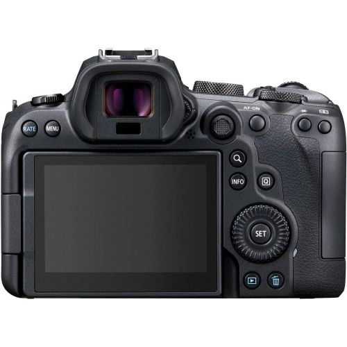  Amazon Renewed Canon EOS R6 Mirrorless Digital Camera (Body Only) (4082C002) + 64GB Memory Card + Case + Corel Software + 2 x LPE6 Battery + External Charger + Card Reader + LED Light + HDMI Cabl