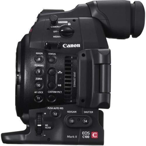  Amazon Renewed Canon EOS C100 Mark II Cinema EOS Camera with Dual Pixel CMOS AF (Body Only) International Version (No Warranty) (Renewed)