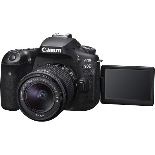  Amazon Renewed Canon 90D Digital SLR Camera with 18-55 is STM Lens (Renewed)