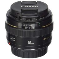 Amazon Renewed Canon EF 50mm f/1.4 USM Standard & Medium Telephoto Lens for Canon SLR Cameras - Fixed (Renewed)