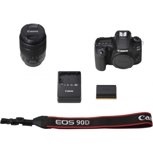  Amazon Renewed Canon EOS 90D Digital SLR Camera with 18-135 is USM Lens (Renewed)