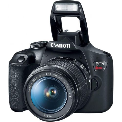  Amazon Renewed Canon EOS Rebel T7 DSLR Camera with 18-55mm and 75-300mm Lenses + Creative Filter Set, EOS Camera Bag + Sandisk Ultra 64GB Card + Cleaning Set, and More (Renewed)