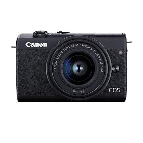  Amazon Renewed Canon EOS M200 EF-M 15-45mm is STM Kit (Black) (Renewed)