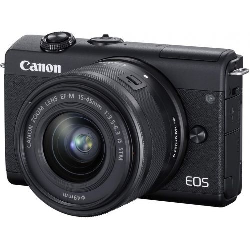  Amazon Renewed Canon EOS M200 EF-M 15-45mm is STM Kit (Black) (Renewed)