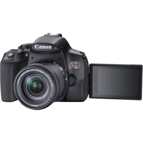  Amazon Renewed Canon EOS Rebel T8i DSLR Camera with 18-55mm Lens (3924C002) + Canon EF-S 55-250mm Lens + 4K Monitor + Pro Headphones + Pro Mic + 2 x 64GB Memory Card + Case + Corel Photo Software