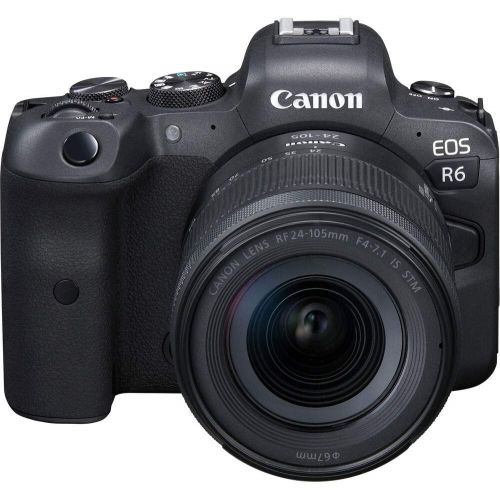  Amazon Renewed Canon EOS R6 Mirrorless Digital Camera with 24-105mm f/4-7.1 Lens (4082C022) + 64GB Memory Card + Case + Corel Photo Software + LPE6 Battery + External Charger + Card Reader + More