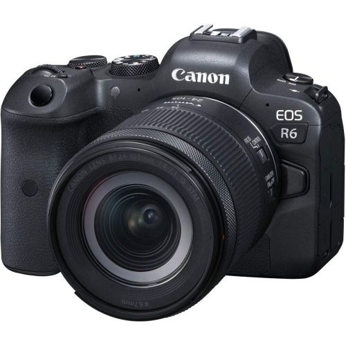  Amazon Renewed Canon EOS R6 Mirrorless Digital Camera with 24-105mm f/4-7.1 Lens (4082C022) + 64GB Memory Card + Case + Corel Photo Software + LPE6 Battery + External Charger + Card Reader + More