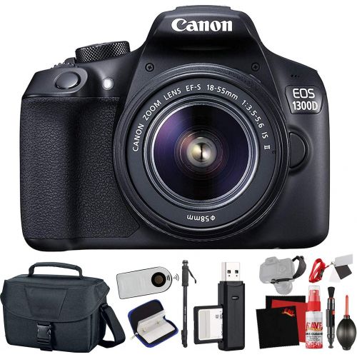  Amazon Renewed Canon EOS 1300D / Rebel T6 DSLR Camera with Extra Accessory Bundle (Renewed)