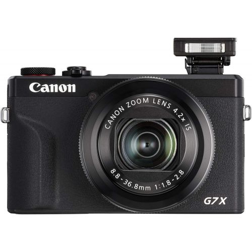  Amazon Renewed Canon PowerShot Digital Camera [G7 X Mark III] with Wi-Fi & NFC, LCD Screen and 4K Video - Black (Renewed)