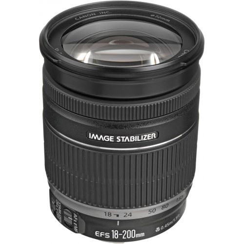  Amazon Renewed Canon EF-S 18-200mm f/3.5-5.6 IS Standard Zoom Lens for Canon DSLR Cameras (Renewed)