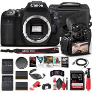 Amazon Renewed Canon EOS 90D DSLR Camera (Body Only) (3616C002) + 64GB Memory Card + Case + Corel Photo Software + LPE6 Battery + External Charger + Card Reader + HDMI Cable + Deluxe Cleaning Set