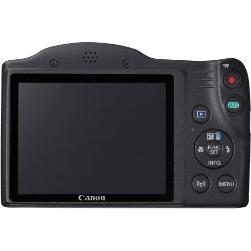  Amazon Renewed Canon PowerShot SX420 is Wi-Fi Digital Camera (Black) with 32GB Card + Case + Battery + Tripod + Kit (Renewed)