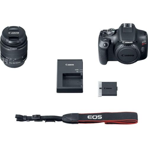  Amazon Renewed Canon EOS Rebel T7 DSLR Camera with 18-55mm Lens Starter Bundle + Includes: EOS Bag + Sandisk Ultra 64GB Card + Clean and Care Kit + More (Renewed)