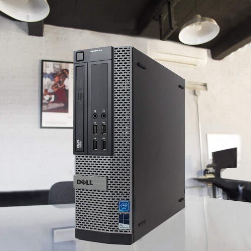  Amazon Renewed Dell Optiplex 7010 Desktop Computer Intel Core i5 3.2GHz, 16GB DDR3, New 120GB SSD, Windows 10 Pro 64 Bit, WiFi, DVDRW + 2 New Dell Full HD 22 inch LED Monitor (Renewed)