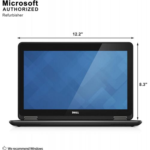  Amazon Renewed Dell Latitude E7240 Business Laptop, 12.5? HD Display, Intel Core i7 4600U, 8GB DDR3L RAM, 256GB SSD, Windows 10 Professional (Renewed)