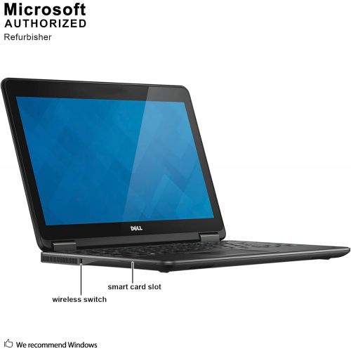  Amazon Renewed Dell Latitude E7240 Business Laptop, 12.5? HD Display, Intel Core i7 4600U, 8GB DDR3L RAM, 256GB SSD, Windows 10 Professional (Renewed)