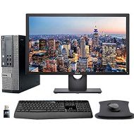 Amazon Renewed Dell Optiplex 7010 PC with 24 FHD Dell Monitor, Wireless Keyboard, WiFi, Intel i5, 8GB Memory, 240GB SSD Storage, Windows 10 (Renewed)