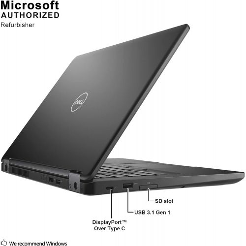  Amazon Renewed Dell Latitude 5490 / Intel 1.7 GHz Core i5 8350U Quad Core CPU / 16GB RAM / 512GB SSD / 14 FHD (1920 x 1080) Display / HDMI / USB C / Webcam / Windows 10 Pro (Renewed)