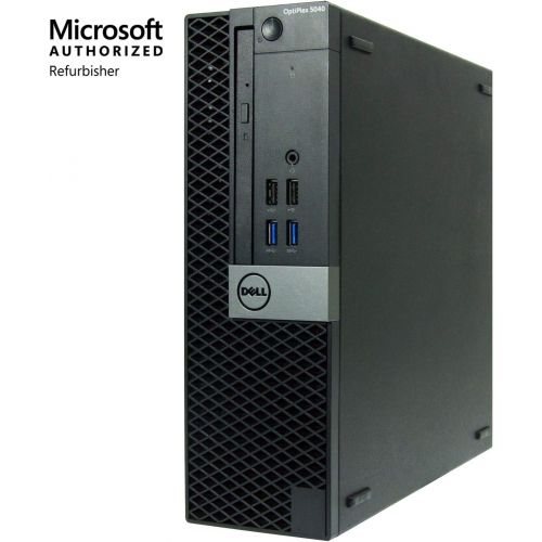  Amazon Renewed Dell Optiplex 5040 SFF, Core i7 6700 3.4GHz, 8GB RAM, 512GB Solid State Drive, DVD, Windows 10 Pro 64bit (Renewed)